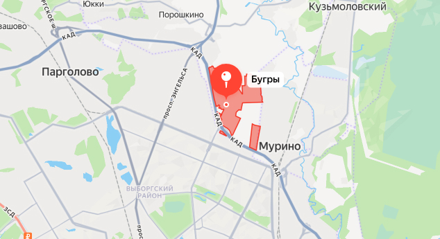 Карта обслуживания и выезда электрика в Буграх