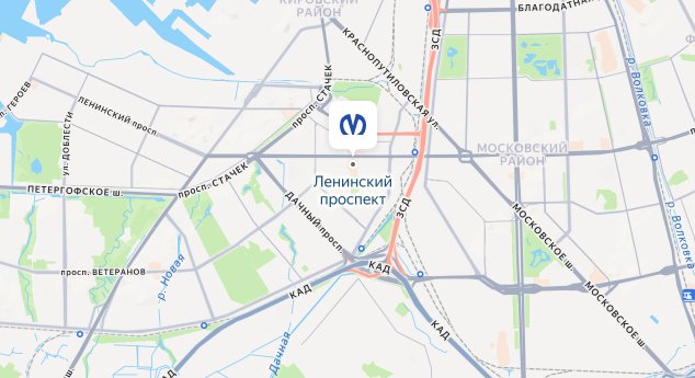 Зона обслуживания электрика м. Ленинский проспект